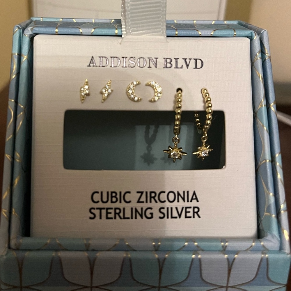 Addison Blvd earring set - Picture 4 of 6